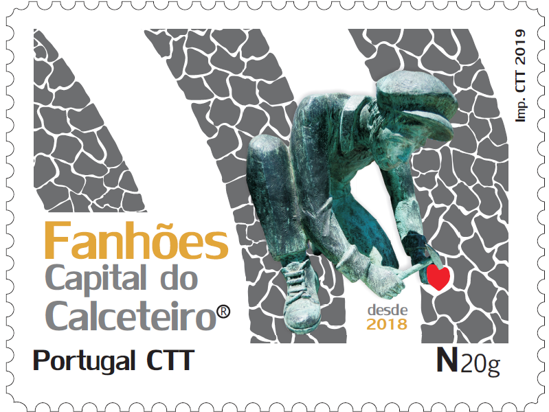 CTT – Selo de Correio oficial de FANHÕES-Capital do Calceteiro!