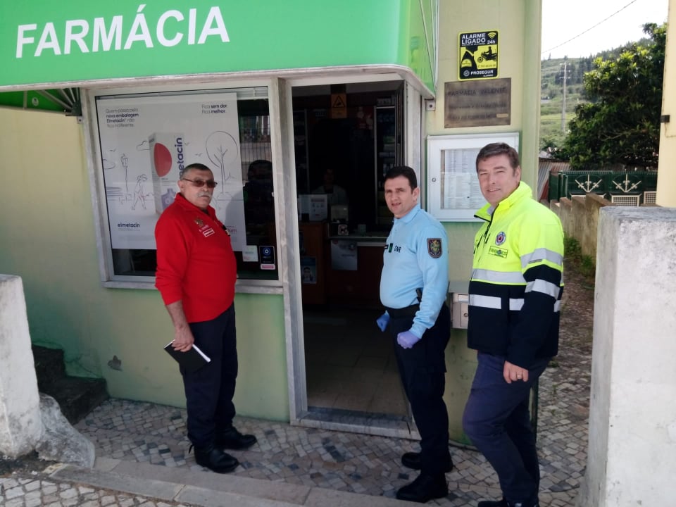 GNR, Bombeiros e Junta de Freguesia – Ação de Sensibilização ao Comércio Local e População!