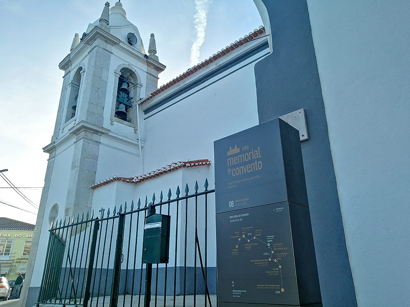 Fanhões -(f) Rota do Memorial do Convento – Colocado o Totem de interpretação da Rota, reconhecendo a importância da Freguesia de Fanhões e do seu património!