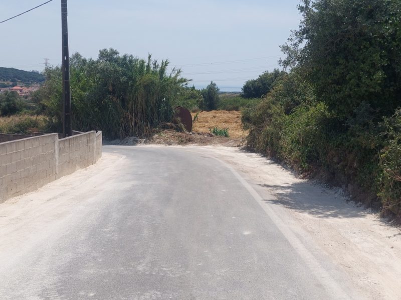 TORRE DA BESOEIRA -(tb) Rua Alto das Noras – Arranjo da bermas e aumento da via nos locais mais critico, tornando o local mais seguro !