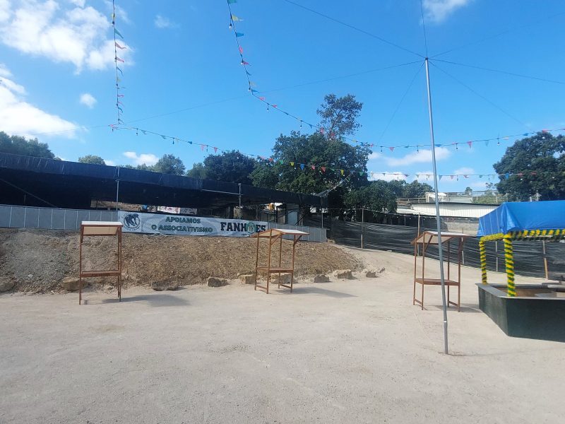 Sociedade Recreativa e Cultural de Ribas de Baixo (rb) – Apoio na Limpeza, nivelamento em preparação Festa Anual de 2025