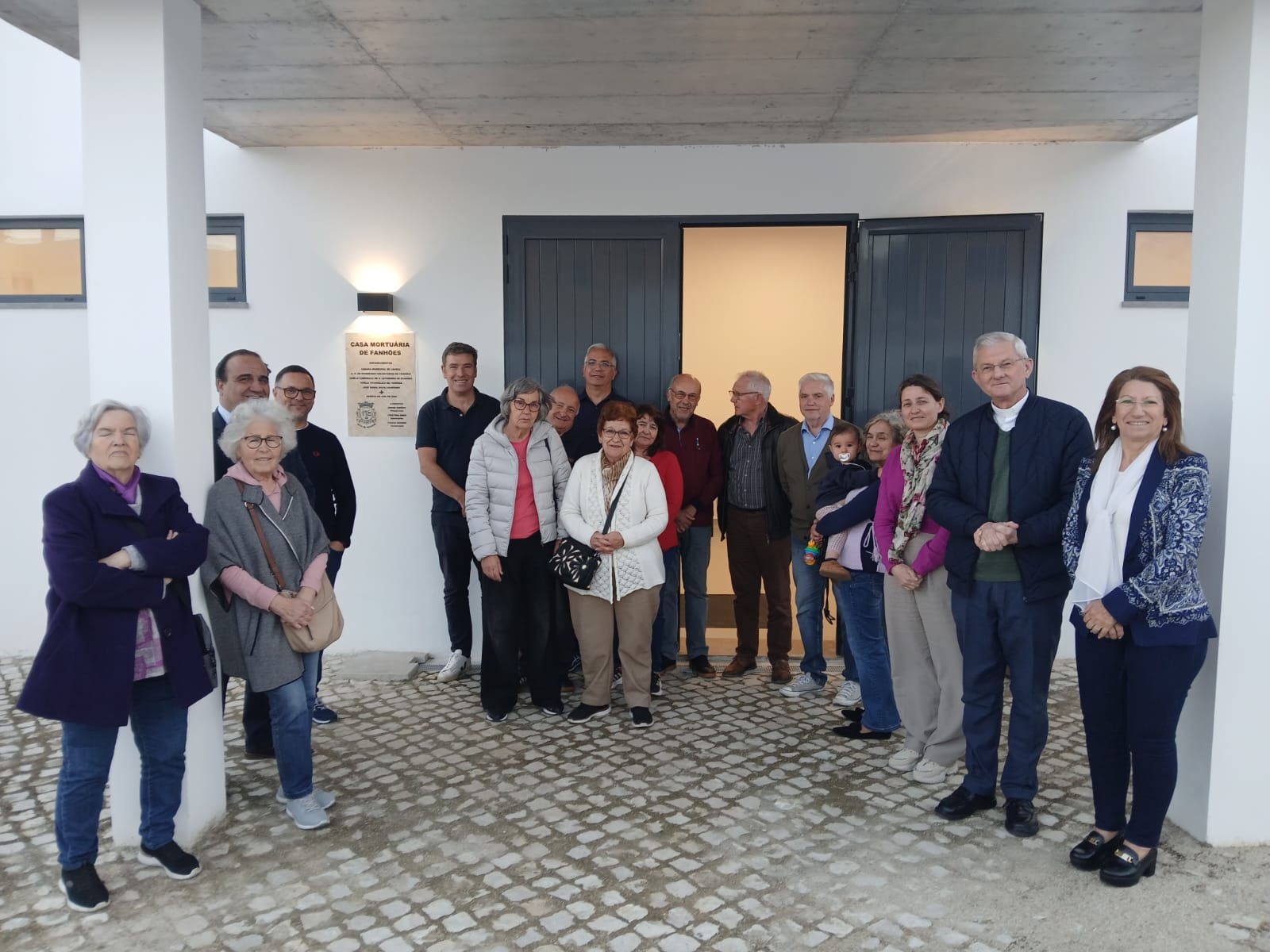 Casa Mortuária de Fanhões – Visita da Comissão à Conclusão das Obras estando prevista a sua abertura em maio 2026.